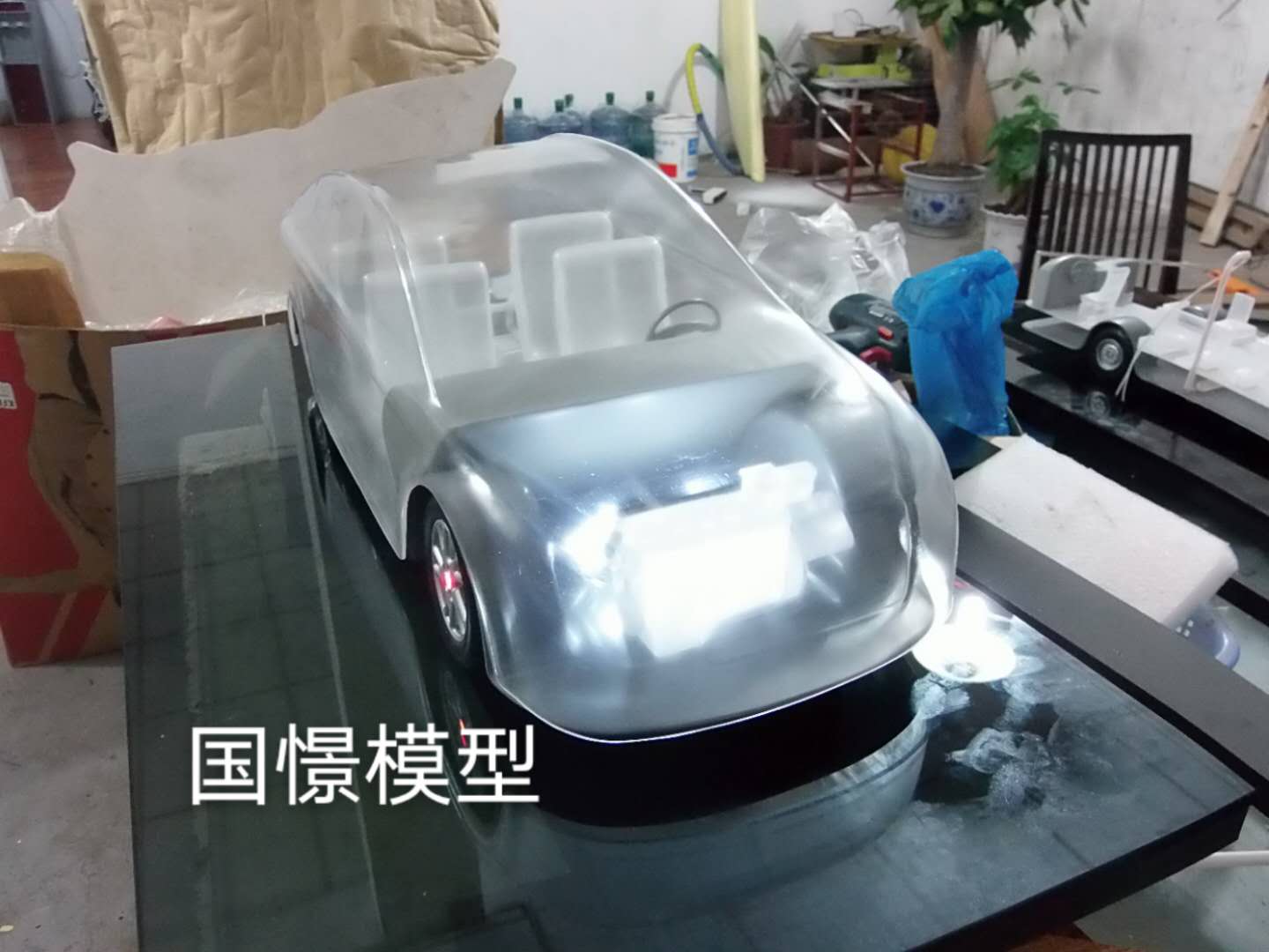南乐县透明车模型
